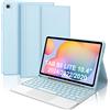 WAVATA Tastiera per Samsung Galaxy Tab S6 Lite 10.4 2024/2022/2020 con Touchpad, Custodia Tastiera per Samsung Tab S6 Lite Retroilluminata Bluetooth Magnetica Rimovibile QWERTY Layout, Blu