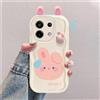 hdqICase Custodia Cartone Animato 3D Compatibile con Redmi Note 13 Pro 5G/Poco X6 5G Cover Silicone Antiurto Alla Moda
