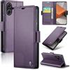Rerzoiro Cover per Xiaomi Redmi Note 13 Pro Plus 5G /13 Pro+ 5G Custodia Portafoglio[Blocco RFID]Premium Pelle PU Wallet Case Flip Libro con Porta Carte Slot Flip Case per Redmi Note 13 Pro+ 5G, Viola