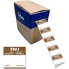 Avery Zweckform Avery Italia DLSTHUREV-1000 Etichette in Carta per Tracciabilità Alimentare Giornaliere, Giovedì, 25x25mm, Adesivo Rimovibile, Rotolo da 1.000 Etichette