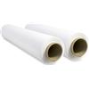 Sidi Global Market Pellicola bianca per imballaggio, film, carta film, rotolo di plastica protettiva per mobili, scatole trasloco, plastica copritutto, 50 x 300 m, estensibile - SIDI (2 pezzi, bianco)