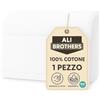 Ali Brothers Telo Doccia Grande 100x160 cm - Asciugamano Bagno XL in Spugna 100% Cotone - Morbido, Assorbente e Lavabile - Alta Qualità per Uso Quotidiano, Palestra, Hotel o Spa (1 Pezzo)