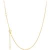 Silvora Catenina Argento 925 Donna, 1,5mm Collana Catena Donna Oro, Collanina Sottilissima Lunga 51cm per Compleanno Anniversario Natale