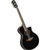 YAMAHA APX600 Chitarra Elettroacustica - Corpo Sottile, Scala 25", Pickup System65, EQ a 3 Bande, Accordatore Integrato, Buca Ovale - Black