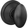 SCHLAGE F10 SIE 622 16-080 10-027 Siena Pomello per ingresso e armadio, nero opaco