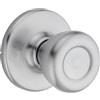 Kwikset Tylo - Pomello per porta di passaggio interno, maniglia per porte di armadi e corridoi, maniglia non bloccabile, cromo satinato, 1 pezzo (confezione da 1)