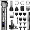 Surker Regolabarba uomo Rasoio Elettrico Barba Capelli Corpo Macchinetta per Barba Beard Trimmer Clipper Kit T-Blade Rasoio per Capelli 7 in 1