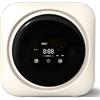 Generic Lavatrice a parete, mini lavatrice a parete, asciugatrice completamente automatica, lavatrice a carica frontale, per appartamento, casa, dormitorio