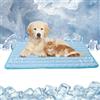 Vexran Tappetino Rinfrescante per Cani,Non Tossico Tappeto Rinfrescante per Gatti,Materassino Refrigerante per Animali per Esterni, Interni, Cucce, Gabbie, Seggiolini Auto Nella Calda Estate (70*50CM, Blu)