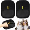 Axingqiwu 2 Pezzi Guanto Peli Gatto Cane, Pet Hair Remover Glove, Guanto Elettrostatico Peli Gatti, Rimuovi Peli Animali