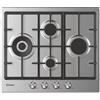 Candy Essenza CHG6DWEX Piano Cottura a Gas 60cm Acciaio Inox 4 Fuochi