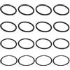 EMSea 16 Pezzi Distanziali Per Movimento Centrale Rondelle Per Movimento Centrale Per Mountain Bike Compatibile Con Shimano BB51 BB52 BB70 35x41mm Nero (spessore 2,5mm 1,8mm 0,7mm)