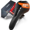 ANFIL® Sella Bici Donna Comoda in Gel - Sellino Ergonomico Antiprostata per Uomo e Donna - Morbido, Traspirante, Impermeabile - con Memory Foam per Bici da Strada, Sella MTB e City Bike