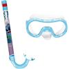 ARDITEX Set snorkeling per bambini con maschera e boccaglio Stitch Disney - Maschera regolabile 14x20,5x11 cm, tubo 33 cm, dai 3 anni, ideale per mare piscina e vacanze