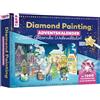 TOPP Diamond Painting Adventskalender Glitzerndes Weihnachtsdorf. Mit Material und Werkzeug für 24 Aufsteller: Aufstellwand, Werkzeug und 1200 Diamanten aus Glas in verschiedenen Farben für 24 Aufsteller