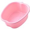 Anxicer Grande vasca per Pediluvio Plastica Vaschetta Pedicure,per Pedicure Disintossicazione e Massaggio,perfetta per Immergere i Piedi,Può essere Messo a Bagno (Pink)