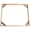 Lecreatekit Cornice in legno, cornici fai da te per tele e poster, 20 x 30 cm, 30 x 40 cm, 40 x 50 cm, da appendere, decorazione per la casa (40 x 50 cm)