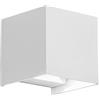 Gea Led Applique Esterno Gea Led Zora Led Ip65 Ges1020 Fascio Regolabile Lampada Parete Biemissione Moderna