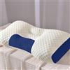FZKun Cuscino per dormire non collassante, morbido cuscino in memory foam per colonna cervicale per adulti e studenti, comodo cuscino per massaggio al collo in cotone lavorato a maglia, 75 x 48 cm (1