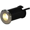 OrbitCob Faretto Incasso Segnapasso, Mini Faretto Subacqueo IP68 Acciaio Inossidabile 304 24V Per All'aperto, Le Scale, Piscina, Sott'acqua Decorazione(Giallo,52mm-1w)