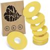 MySweetStitch - 10 x FreeStyle Libre 3 cerotti sensore, Ringpatch Ø 60mm, interno Ø 20mm, cerotto impermeabile, traspirante, delicato sulla pelle, Giallo