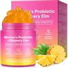 JCZQDRPC Probiotici da donna flora intima Orsetti gommosi con olmi, culture complesso per donne flora intima, per pH, salute intestinale e sistema immunitario, Feminine Probiotics Gummies, Vaginal Probiotics