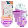 KBIBCK Set di dischi mestruali, disco mestruale con 2 dischi periodici di taglia S+L, sterilizzatore e borsa di stoccaggio, disco mestruale riutilizzabile per donne attive sport, nuoto, intimità