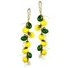 Flair Flower Set di 2 ghirlande artificiali di lime/lime, decorazione per frutta in plastica, frutti realistici, per decorazioni, mix di limoni, decorazioni per alimenti, fake food