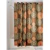 InterDesign iDesign Bazaar Tenda Doccia, Tessuto, Marrone, 180x0.2x180 cm