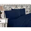 Elegant Comfort Federe in cotone egiziano a 1500 fili, resistenti alle pieghe e allo sbiadimento, ultra morbide e lussuose, 2 pezzi, king size, blu navy