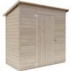 Alce Stefy 207x102 - Casetta da giardino in legno - 231x179x215 cm