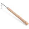OFFCUP Estirpatore Acciaio Inox Estrattore da Giardino, Estrattore per Erbacce Manico in Legno Strumento Diserbatrice Manuale Rimozione delle Radici per Scavare Estirpare