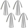 KMQRDZi Aeratore per mosche, repellente per mosche, zanzare, portatile, per tavolo, terrazza, ristorante, batteria necessaria (4, argento)