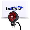 LOKLISUM Fanale Posteriore Led per Moto Rosso Luce Stop Moto Compatibile con Street Bike Scooter Chopper Bobber Cafe Racer Cruiser Quad CB1300 883