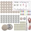 VAMAJOO Kit Riparazione Cielo Auto Beige 70Pcs - Puntine per Cielo Auto - Riparazione Cielo Tetto Auto - Bottoni per Cielo Auto - Rivetti per Riparazione Tetto Auto - Incollare Cielo Auto Senza Smontarlo