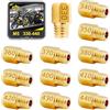 Area1 Set di 12 ugelli universali per carburatore M5, 5 mm, set di ugelli principali, 330, 340, 350, 360, 370, 380, 390, 400, 410, 420, 430, 440 per Dellorto PWK PHBG (tipo M5/330-440/12 pezzi)