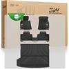 3W Set 4 di Tappetini per BMW X3 G45 2025-2026 (Non per PHEV), in Thorex™ e Tappetino per Bagagliaio su Misura, Facile da Pulire Tappeti per Auto Resistente e Tappeto Bagagliaio Antiscivolo per BMW X3