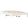 vidaXL Letto senza Materasso Bianco 120x200 cm Legno Massello di Pino