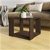YITHOPI Tavolino Salotto,tavolino laterale da divano tavolo quadrato tavolino angolare Adatto per caffetterie, soggiorni, camere da letto o uffici Rovere Marrone 40x40x30cm Legno Ingegnerizzato