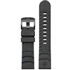 Luminox FPX.3800.21B.K Cinturino per orologio da uomo, in gomma, nero, subacqueo