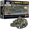 Warlord Games BOLT ACTION : 28mm; British Carrier Section Plastic Boxed Set (15 Fanti + Veicoli + 12 Equipaggio)