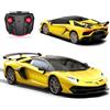 AEROQUEST 1:24 Lamborghini - Auto telecomandata, 2,4 GHz, con licenza ufficiale Lamborghini RC per ragazzi e ragazze, regalo di compleanno, giallo
