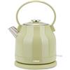 Livoo - Bollitore retrò 1.5L DOD202C - 1850-2200W, acciaio inossidabile, rotazione 360°, resistenza nascosta