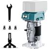 Nananuu Fresa superiore a batteria da 800 W, per Makita 18 V (senza batteria), 30.000 giri/min, motore senza spazzole, fresatrice per bordi con una sola mano, batteria a 5 velocità, strumenti per la