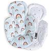 4moms Special Edition: inserto neonato per altalena neonatale, altalena, mamaRoo, rockaRoo, stampato su entrambi i lati, soft, Little Rainbow