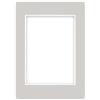 nielsen Conservation Passepartout 1,5 mm, formato esterno 29,7x42 cm (DIN A3) per immagini DIN A4, grigio ghiaia con struttura