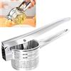Syiyunran Schiacciapatate In Acciaio Inox - 1 Pezzo, Robusto Schiacciapatate, Grande Spremiagrumi Manuale Schiaccia Passatelli, Utensile da Attrezzi Cucina per Purè di Patate Attrezzo