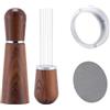 GdHaHSP Kit Accessori Espresso 58mm, WDT Palissandro e Puck Screen