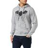 DC Comics Felpa con Cappuccio Batman Paint da Uomo, Nera (Black Blk), L UK