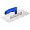 HOGARD Cazzuola Dentata in Acciaio Inox | Spatola Dentata con Manico Morbido | Made in EU | Denti 10x10 mm